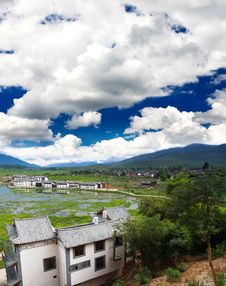 Scenery Landscape Near Lijiang City Royalty Free Stock Photo Scenery Landscape Near Lijiang City Royalty Free Stock Photo