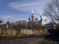 Russian Courtyard Royalty Free Stock Images Russian Courtyard Royalty Free Stock Images