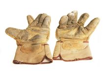 Grunge Gloves Royalty Free Stock Images Grunge Gloves Royalty Free Stock Images