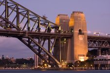 Harbour Bridge Pillars Royalty Free Stock Photos Harbour Bridge Pillars Royalty Free Stock Photos