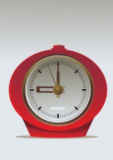 Retro Alarm-clock Royalty Free Stock Photo Retro Alarm-clock Royalty Free Stock Photo