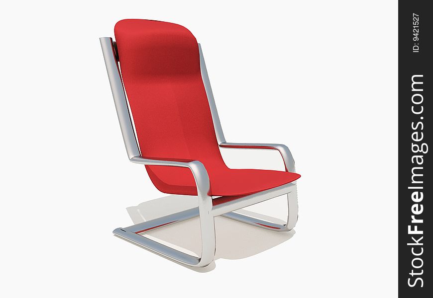 Red And Chrome Chair