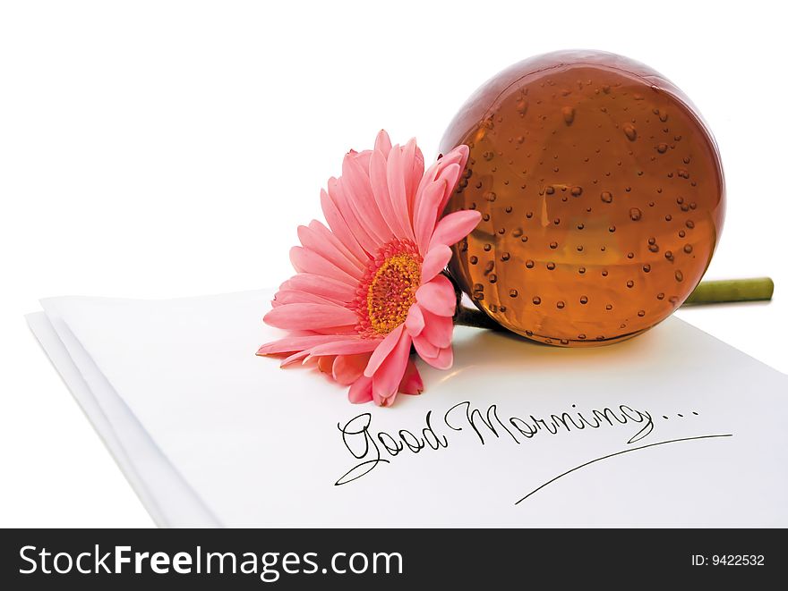 Love letter, adpressed with paperweight!. Love letter, adpressed with paperweight!