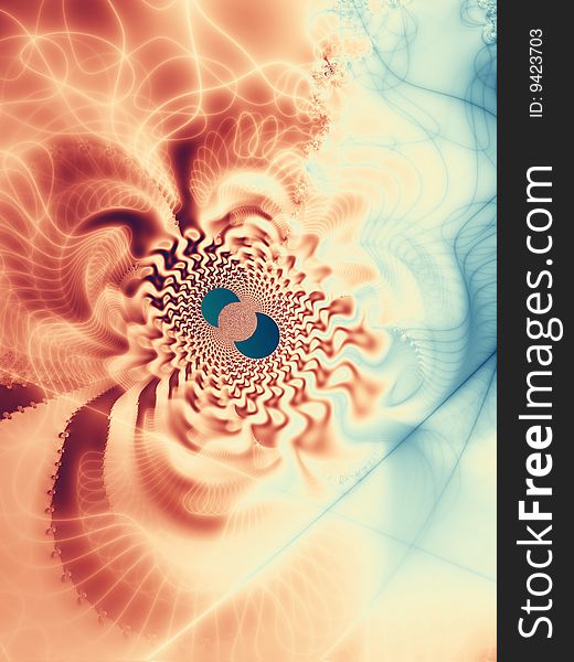 Beautiful abstract background, fractal art. Beautiful abstract background, fractal art