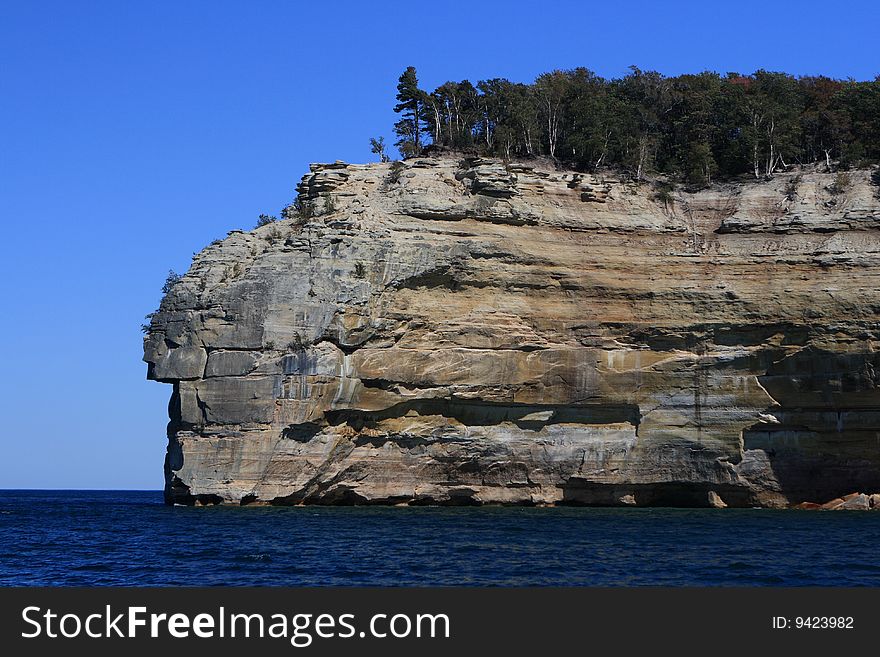 Pictured Rocks, Indian Head Rock
