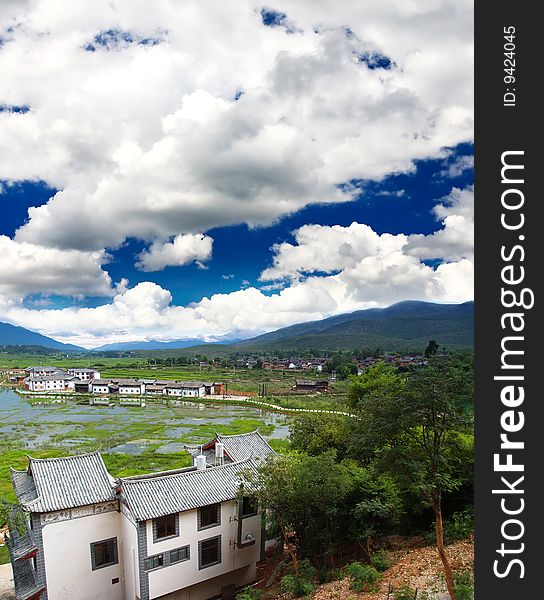 Scenery Landscape Near Lijiang City