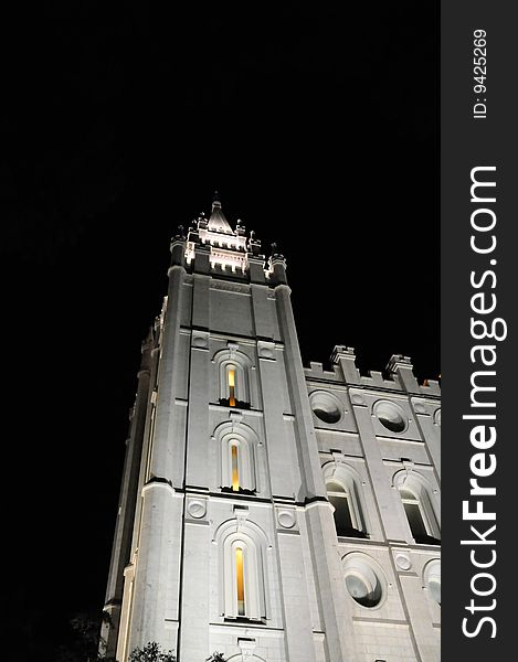 A mormon cathedral of modern day. A mormon cathedral of modern day