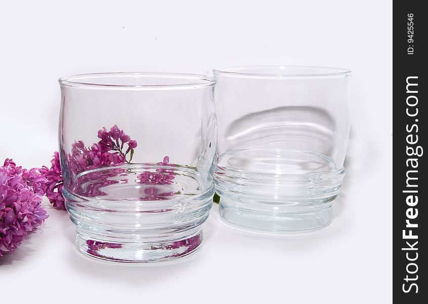 Glass And Flowers