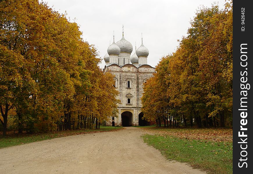 Monastery in Russia not far from Moscow. Monastery in Russia not far from Moscow