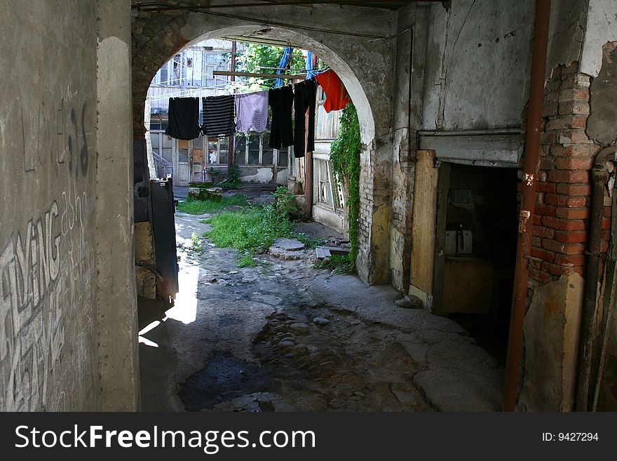 Courtyard in Tbilisi