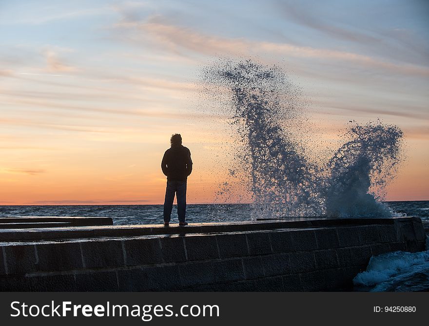 Sea, Water, Sky, Body Of Water