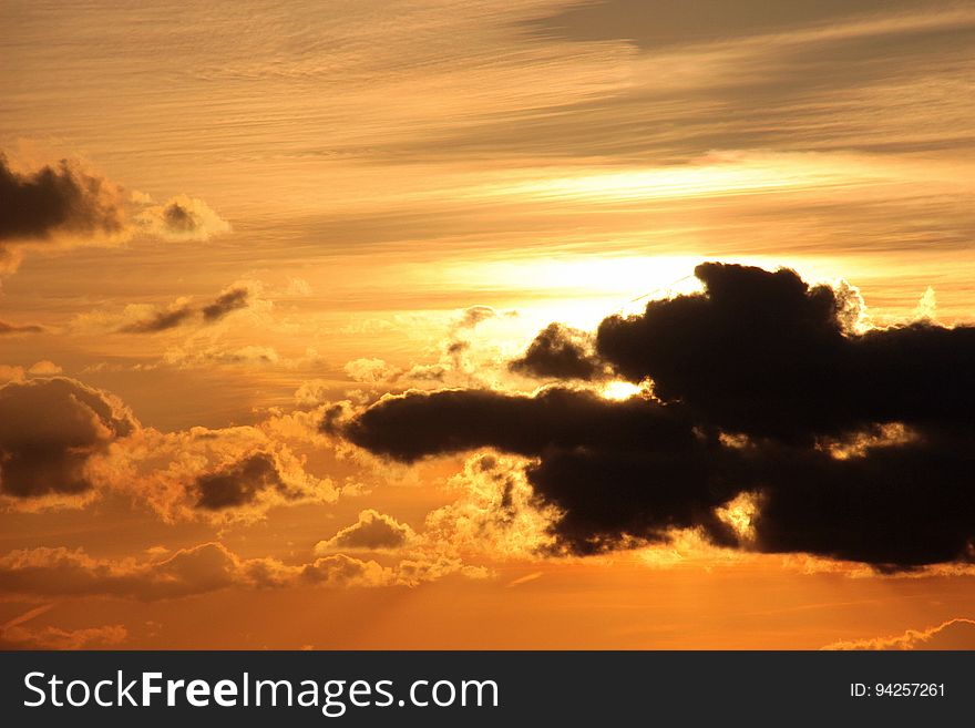 Sky, Afterglow, Cloud, Sunset