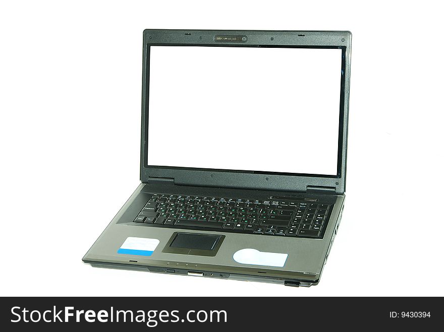 Notebook personal computer on white background. Notebook personal computer on white background