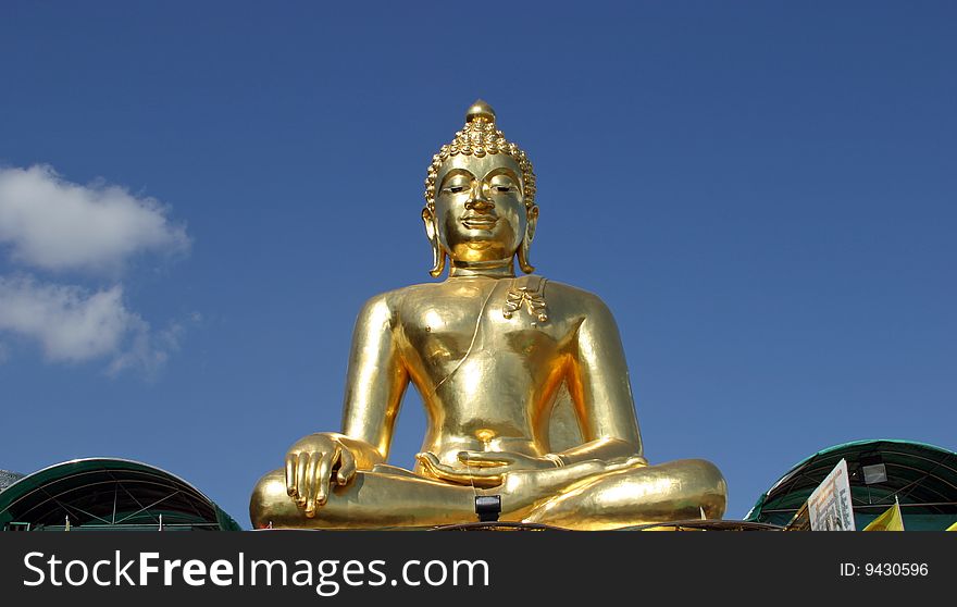 Image of a big buddha at the Golden Triangle, Thailand