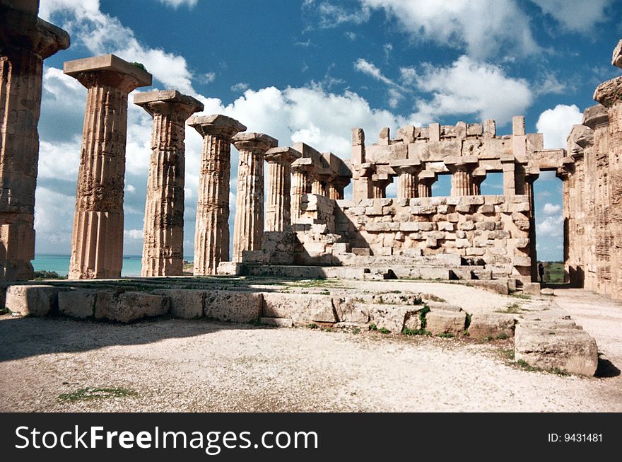 Temple At Selinunte