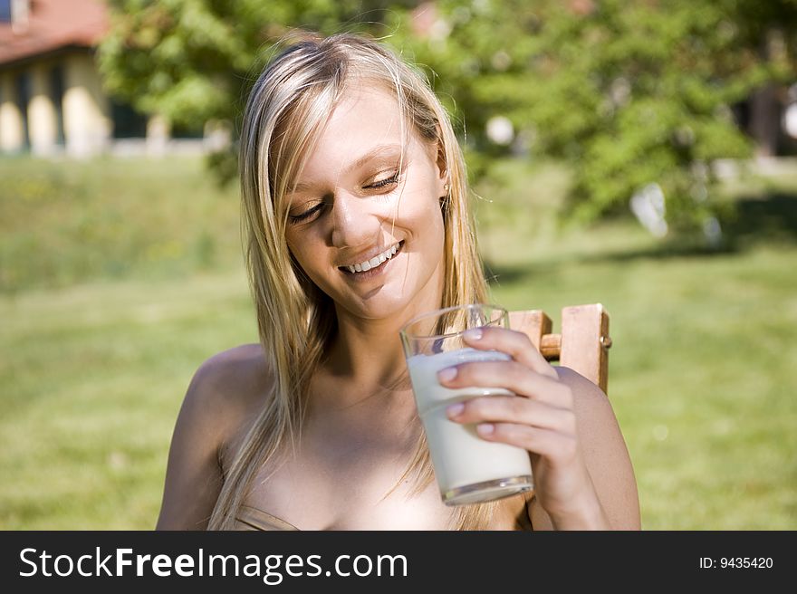 Girl with the jug of milk