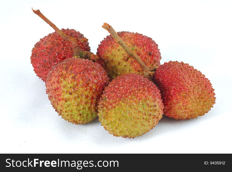 The litchi, the characterized fruit in China.