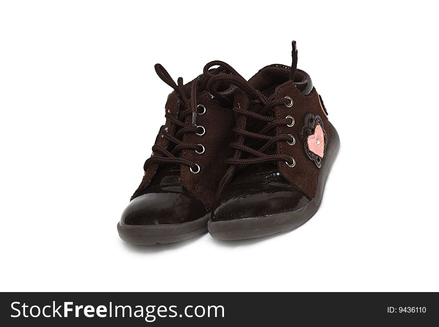 Photo of brown baby boots