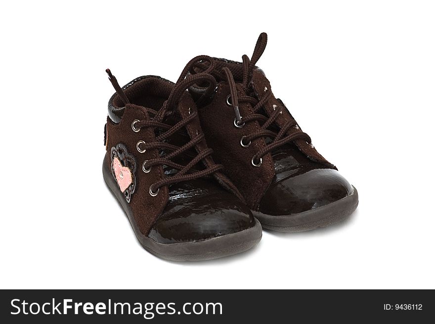 Photo of brown baby boots