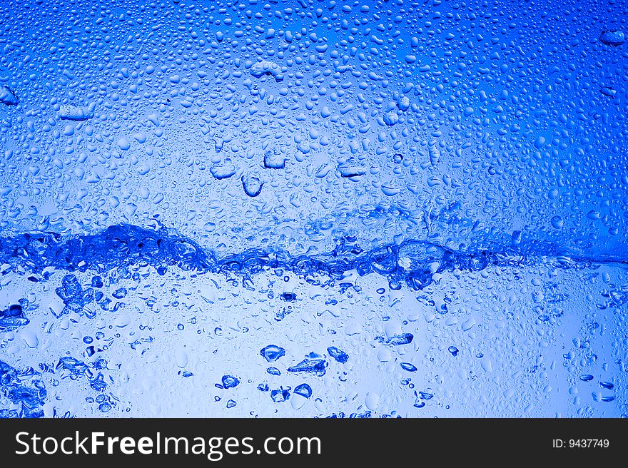 Background with water bubbles.Creative background