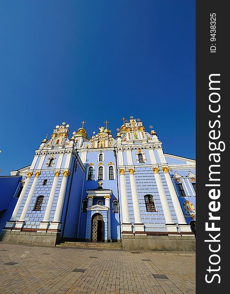 Renovated cathedral of saint Michail in Kiev