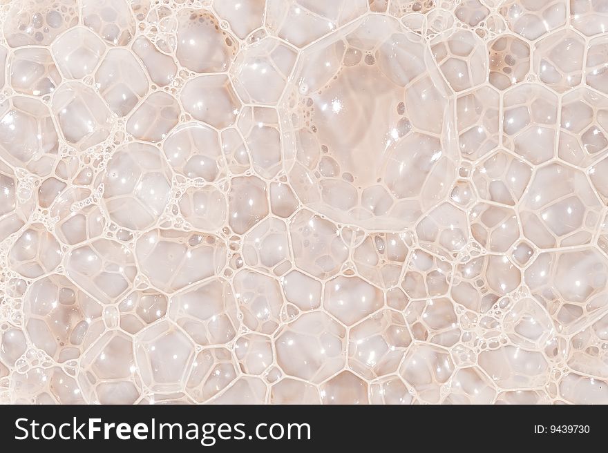 Background cocoa bubbles.milk bubbles