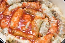 Stuffed Cabbage Royalty Free Stock Photography
