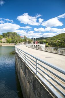 Small Dam Stock Photo