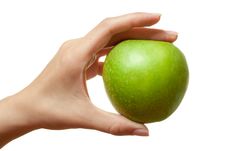 Hand With An Apple Royalty Free Stock Photography Hand With An Apple Royalty Free Stock Photography