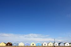 Southwold Beach Huts Royalty Free Stock Image