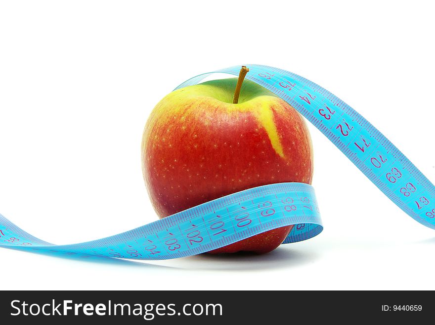 Apple And Measuring Tape