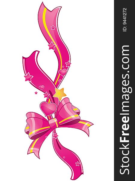 Bowknot pattern design.created by Adobe Illustrator software.