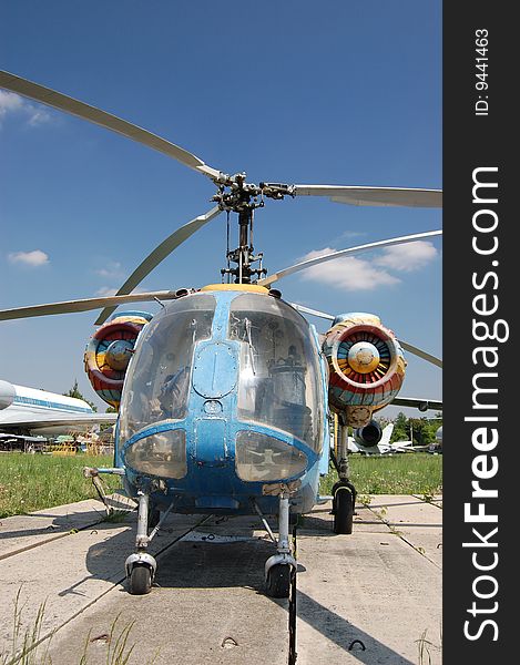 Exhibit of museum of aviation .Kiev,Ukraine. Exhibit of museum of aviation .Kiev,Ukraine