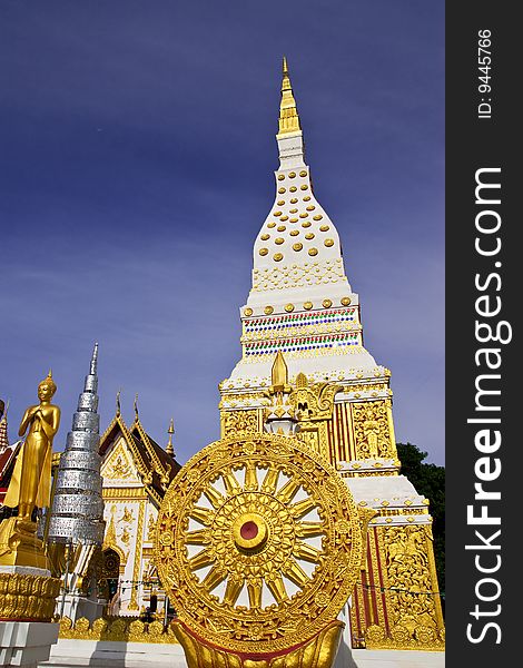 Wat Mahathat, Nakorn Panom province, Thailand. Wat Mahathat, Nakorn Panom province, Thailand