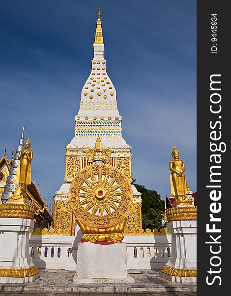Wat Mahathat, Nakorn Panom province, Thailand. Wat Mahathat, Nakorn Panom province, Thailand