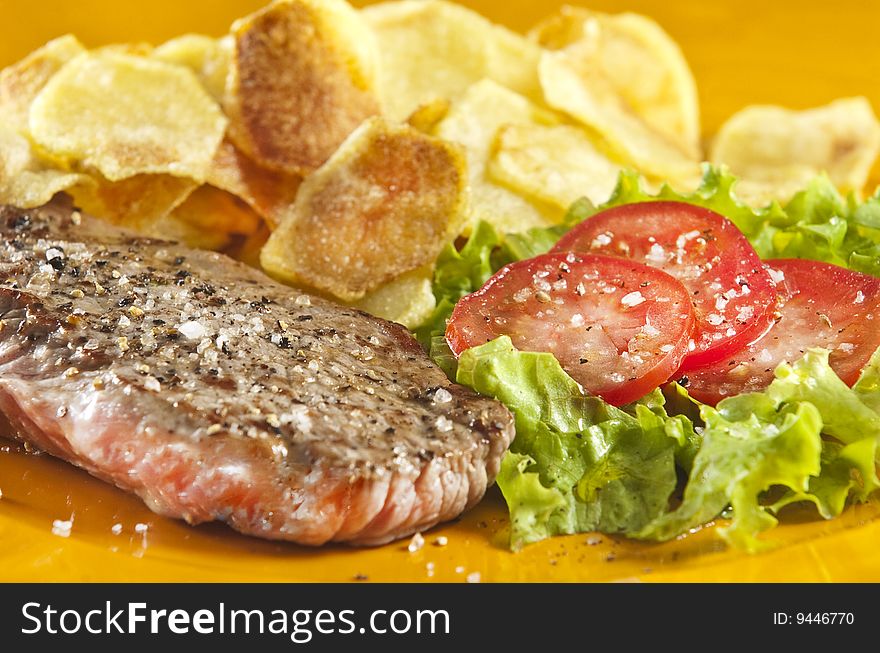 Steak And Chips