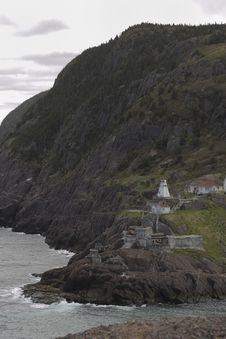 Lighthouse On Steep Hills Royalty Free Stock Image Lighthouse On Steep Hills Royalty Free Stock Image