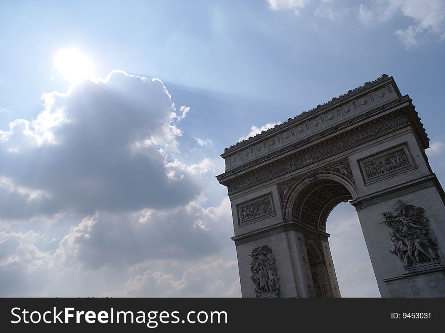 The Arc de Triomphe in France