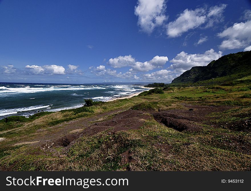 This is a beautiful area off of the Northern tip of Oahu called Makapu'u point. It is also the filming spot of a current tv series on Oahu's North Shore. This is a beautiful area off of the Northern tip of Oahu called Makapu'u point. It is also the filming spot of a current tv series on Oahu's North Shore.