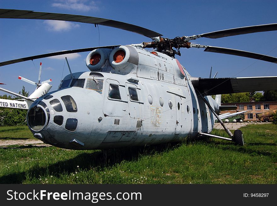 Exhibit of museum of aviation . Kiev,Ukraine (Malorussia)