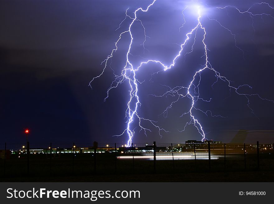 Thunderstorm In City