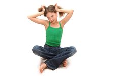 The Young Pleasant Girl The Teenager Royalty Free Stock Photography The Young Pleasant Girl The Teenager Royalty Free Stock Photography