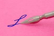 Old Fountain Pen Royalty Free Stock Images Old Fountain Pen Royalty Free Stock Images