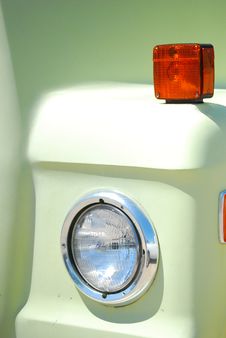 One Headlight Royalty Free Stock Photo One Headlight Royalty Free Stock Photo