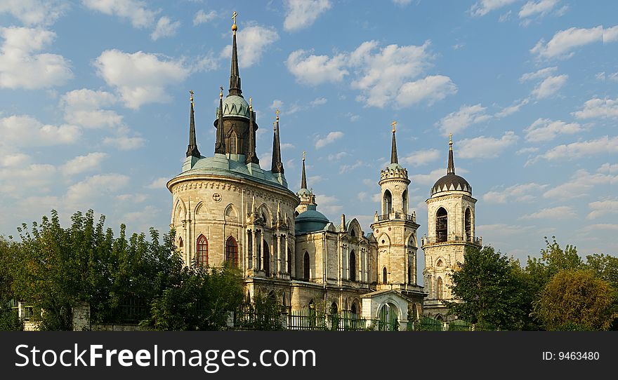 Bazhenov's church, panorama, it is photographed in Russia. Bazhenov's church, panorama, it is photographed in Russia