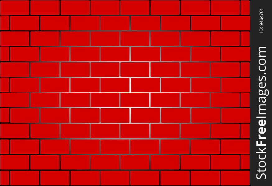 Vector background wallpaper of a wall made of bricks. Vector background wallpaper of a wall made of bricks