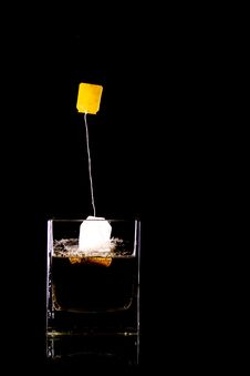 Tea Bag Splash Stock Photo Tea Bag Splash Stock Photo