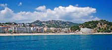 Panoramic Cityscape. Lloret De Mar. Royalty Free Stock Photos Panoramic Cityscape. Lloret De Mar. Royalty Free Stock Photos