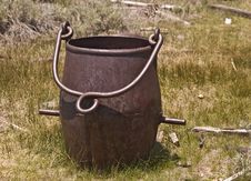 Old And Antique Ore Bucket Stock Images