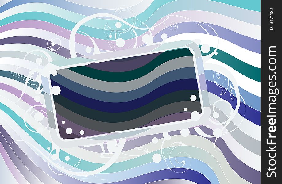 This is a abstract style banner with waves and solid colors for your text. This is a abstract style banner with waves and solid colors for your text